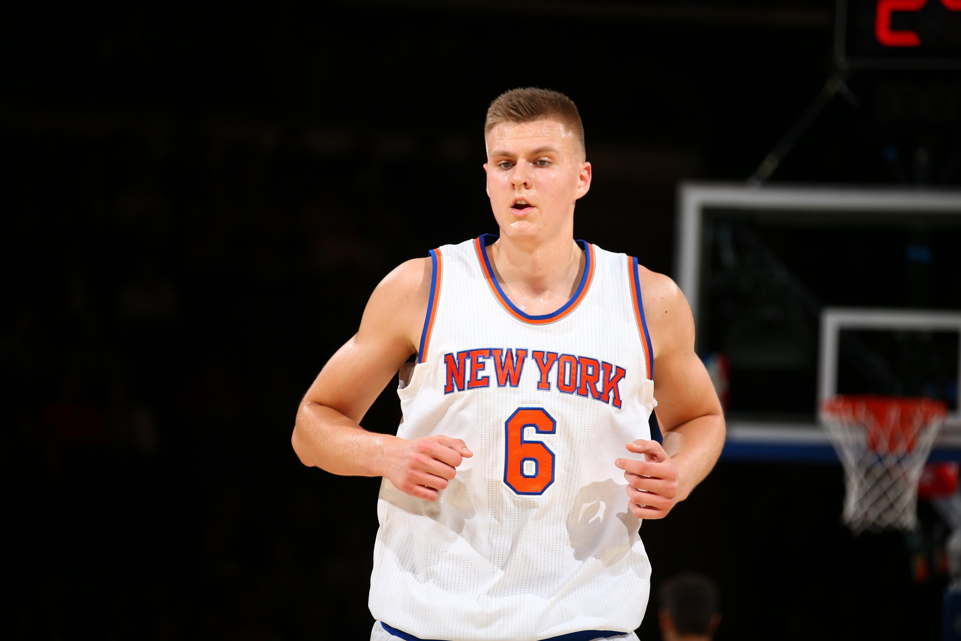 In his second season, Knicks PF Kristaps Porzingis is really