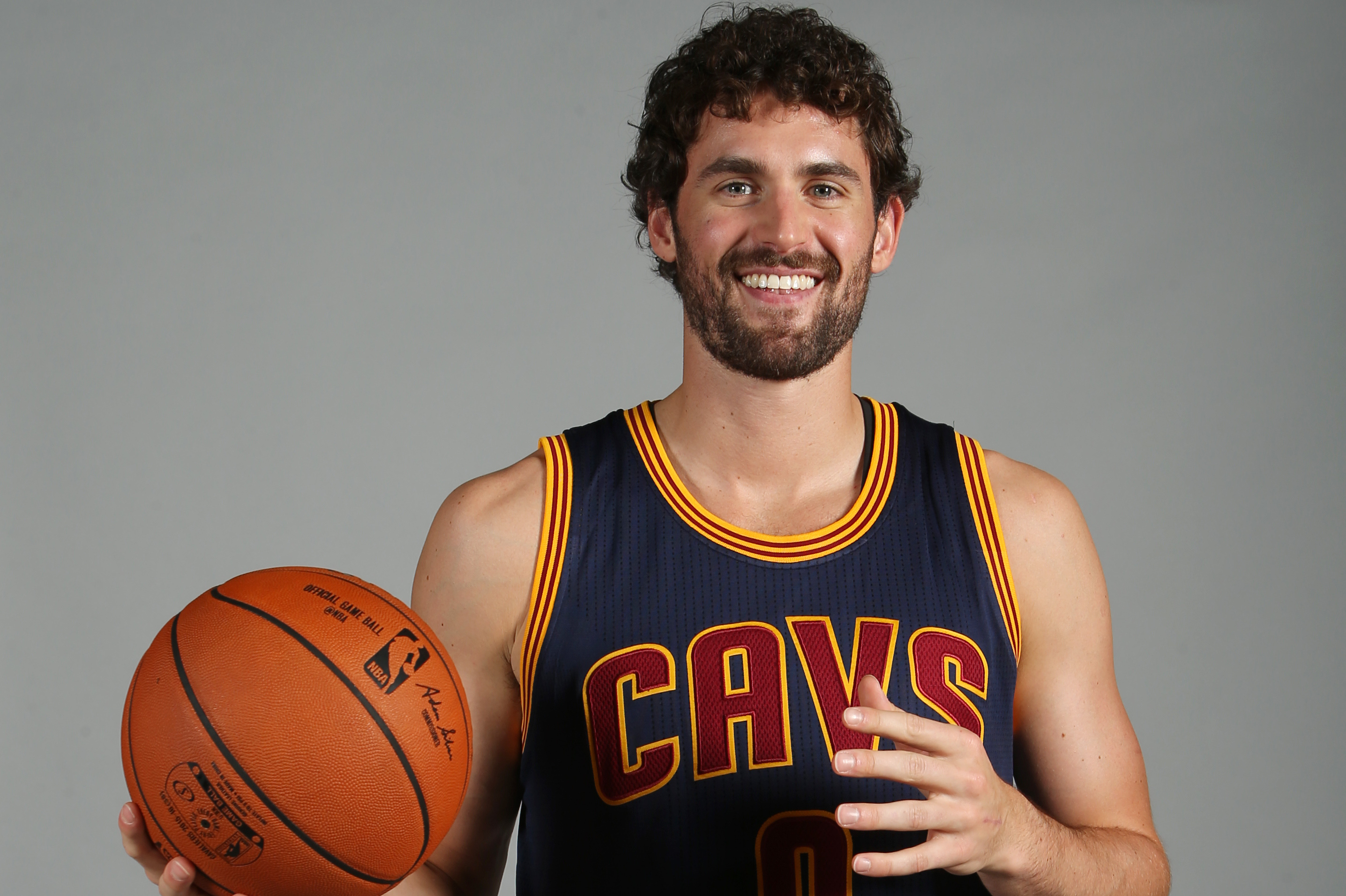 Youth Cleveland Cavaliers #0 Kevin Love Gray City Jersey