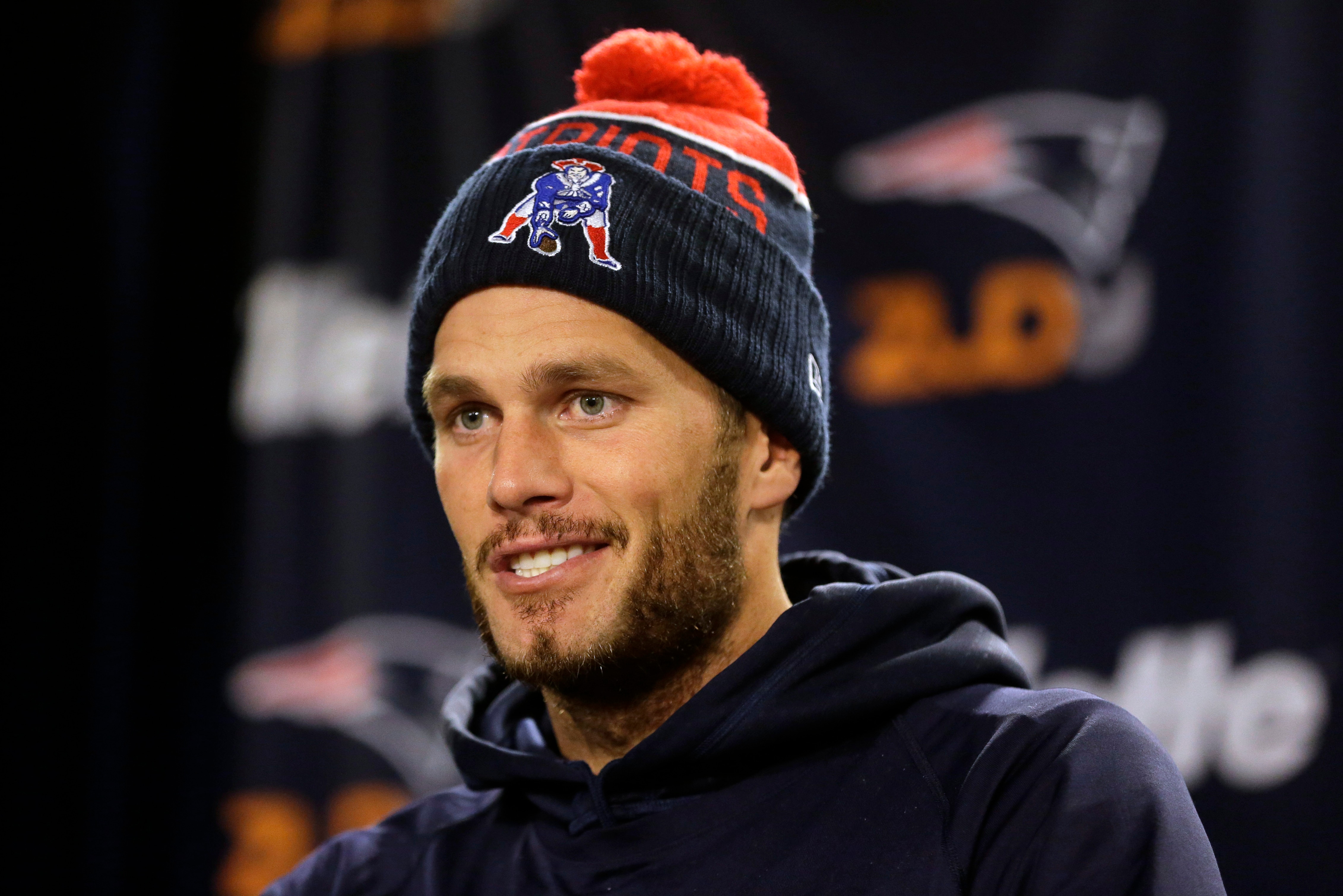 tom brady stocking hat