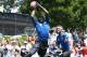 Florida wide receiver Binjimen Victor has more than 40 offers and said he is taking his time with his process. He's taken official visits to West Virginia and, most recently, Ohio State.