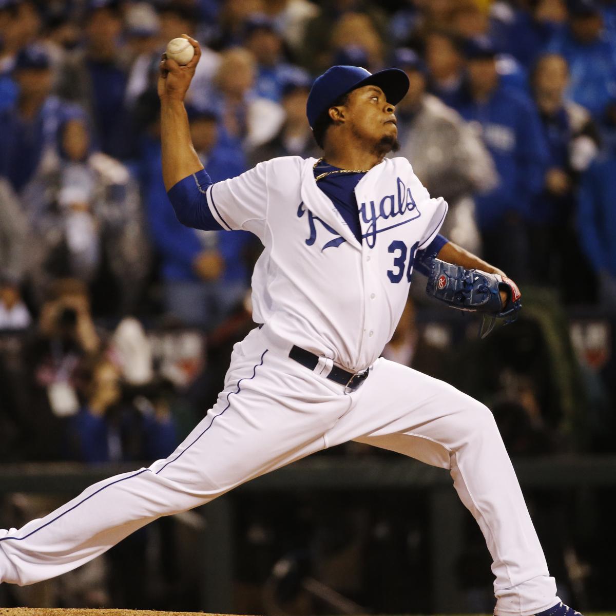 Royals pitcher Edinson Volquez loses father before taking mound for World  Series opener – Orange County Register