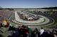 Drivers take the green flag to start the NASCAR Sprint Cup Series Tums QuikPak 500 auto race at Martinsville Speedway in Martinsville, Va., Sunday, Oct. 19, 2008. (AP Photo/Gerry Broome)