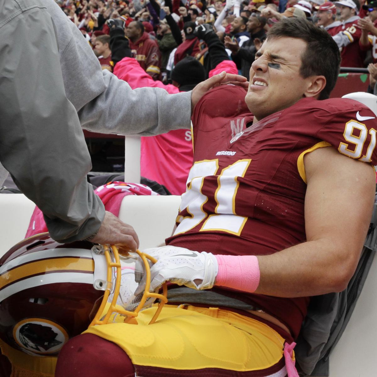 Ryan Kerrigan Injury: Updates on Redskins Star's Groin and Return, News,  Scores, Highlights, Stats, and Rumors