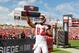 Sep 13, 2015; Tampa, FL, USA; Tampa Bay Buccaneers wide receiver Vincent Jackson (83) is introduced as he runs out of the tunnel before the game against the Tennessee Titans at Raymond James Stadium. Mandatory Credit: Kim Klement-USA TODAY Sports