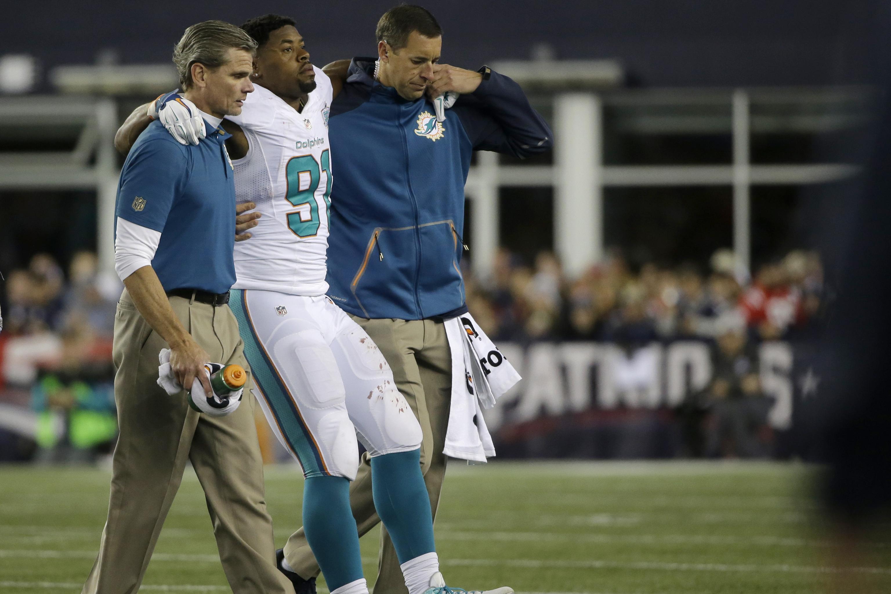 Dolphins DE Cameron Wake has torn Achilles, out for season - ABC11  Raleigh-Durham