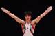 Japan's Kohei Uchimura lands after performing on the rings during the Men's All-Around final during the 2015 World Gymnastics Championship in Glasgow, Scotland, on October 30, 2015. Gymnasts can secure qualification for the 2016 Rio Games at the championships which are being staged at the Hydro Arena. AFP PHOTO / BEN STANSALL (Photo credit should read BEN STANSALL/AFP/Getty Images)