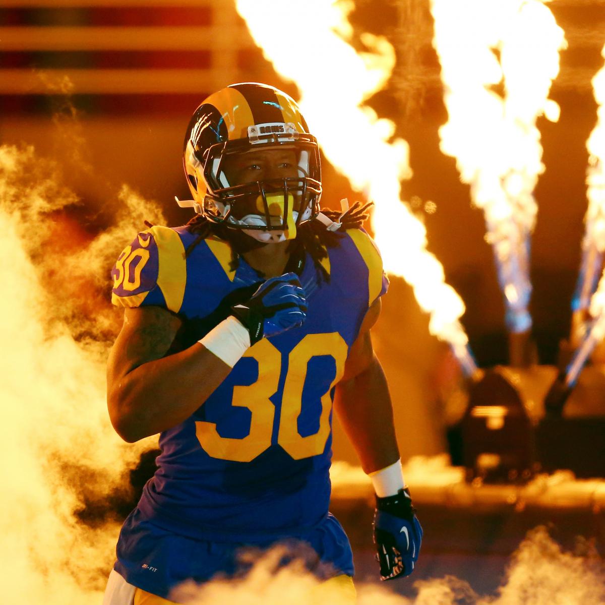Rams' Gurley Sets Record for Rushing Yards Through 4 Starts News