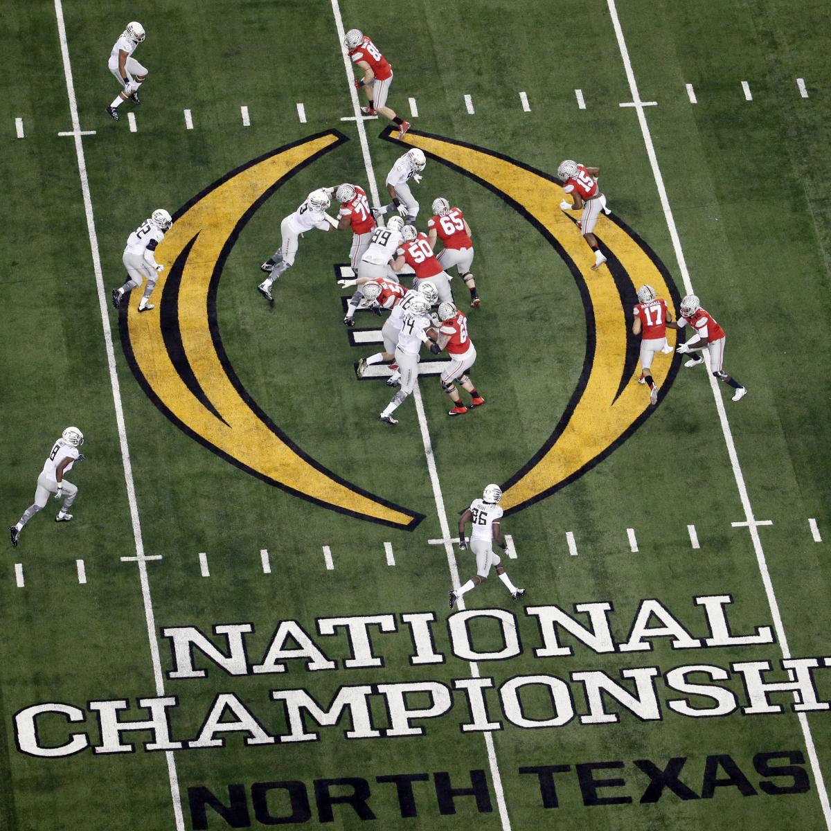 NCAA Football Rankings 2015: Predicting First Official Playoff