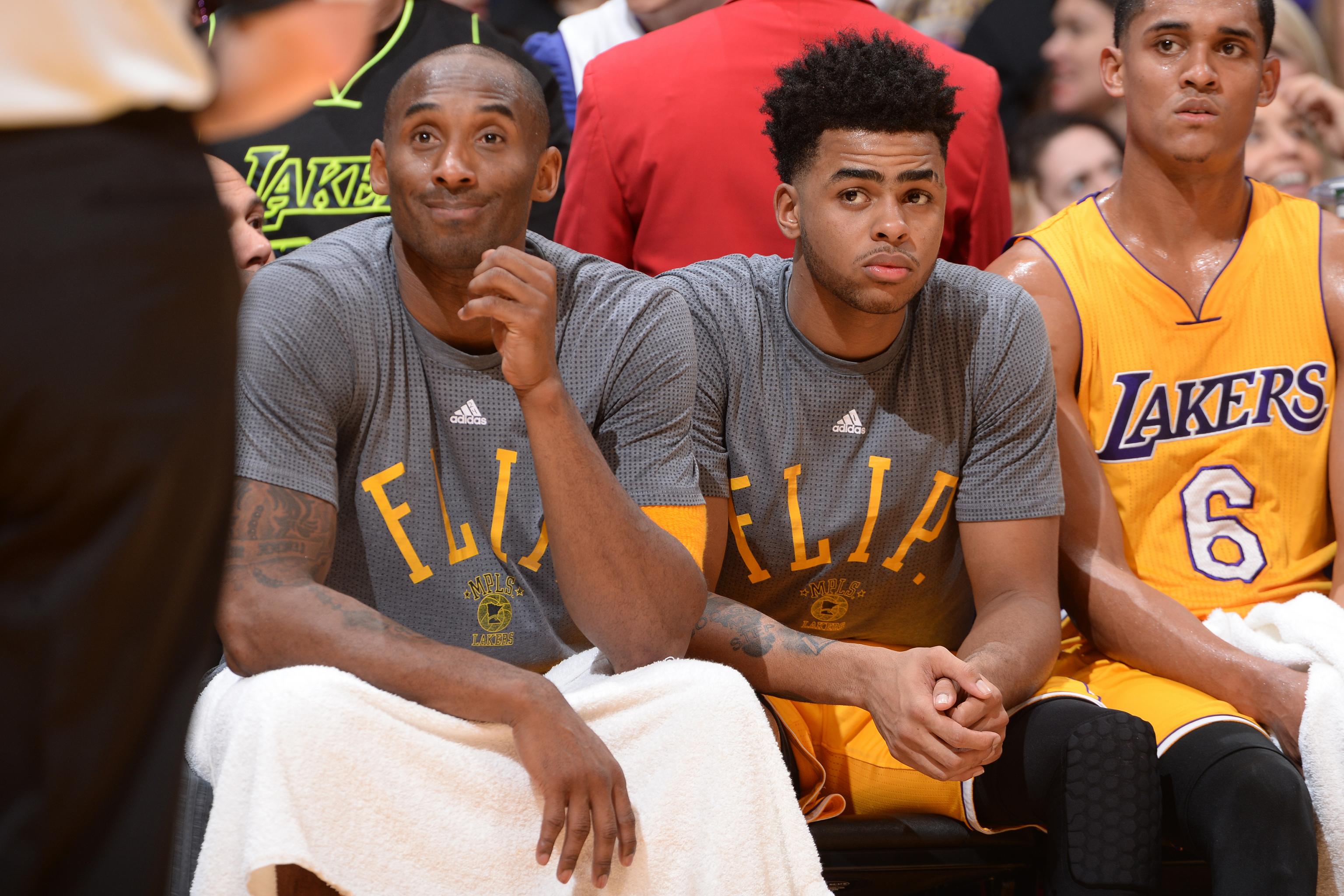 Men's Los Angeles Lakers #24 Kobe Bryant Adidas 2015 Gray City