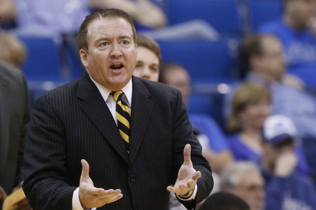 Southern Miss head coach Donnie Tyndall gestures during the championship game in the Conference USA men's NCAA college basketball tournament in Tulsa, Okla., Saturday, March 16, 2013. (AP Photo/Sue Ogrocki)