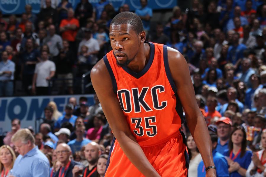 Kevin Durant finds touch again to lead Thunder to rout of