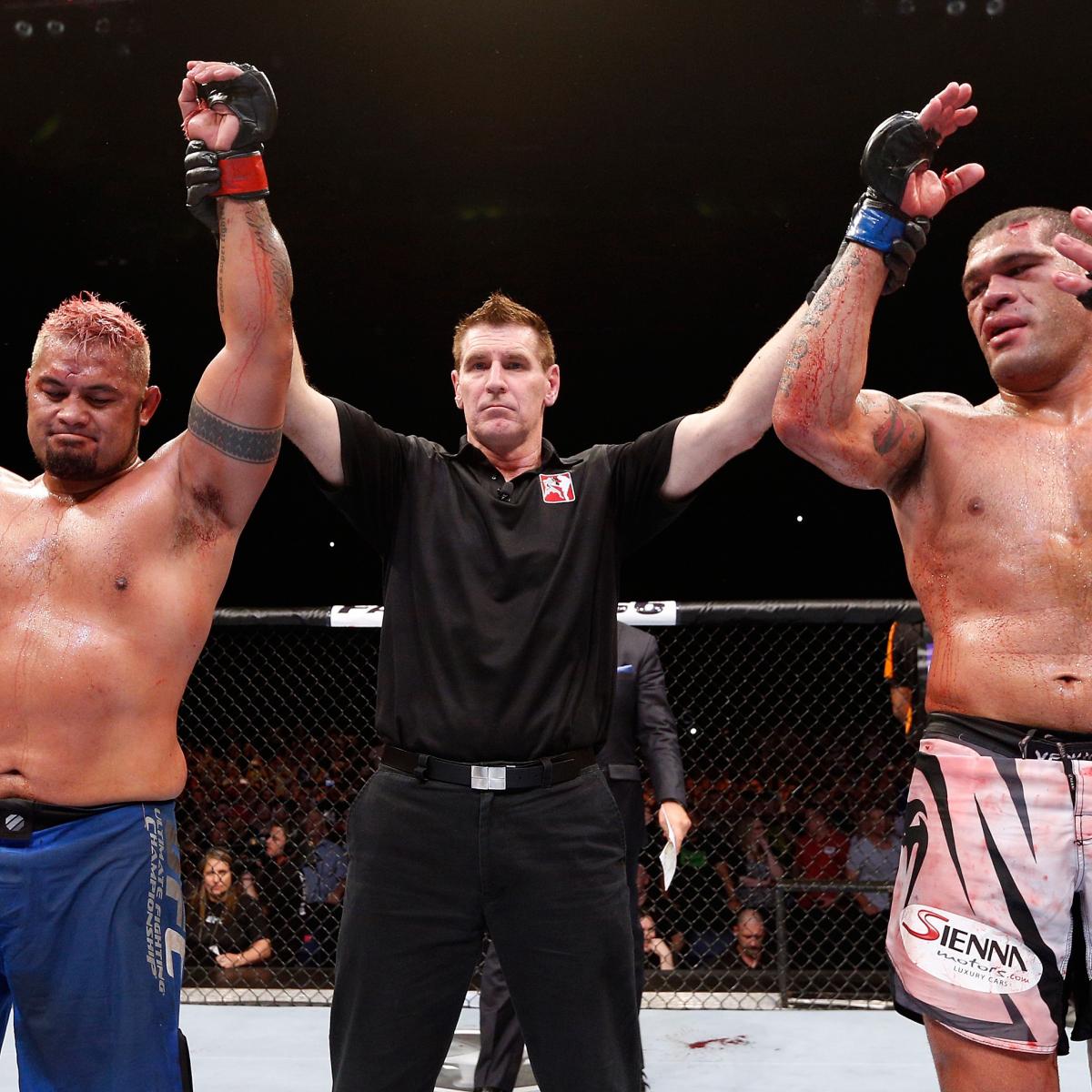 Alistair Overeem Vs Mark Hunt 2 Full Fight Mark Hunt Vs Bigfoot Silva Rematch Can T Live Up To Their First