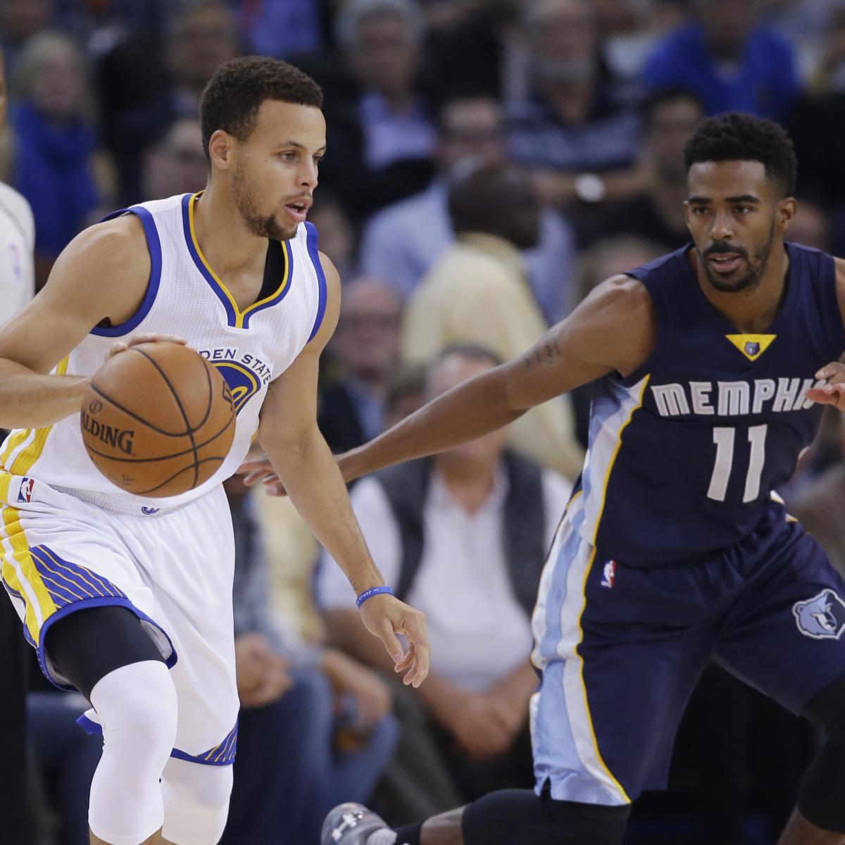 Golden State Warriors vs. Memphis Grizzlies Live Score, Highlights and