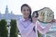 KRAKOW, POLAND - MARCH 20: Joanna Jedrzejczyk from Poland poses with UFC Champion Belt during a UFC photo session on roof terrace in Sheraton Hotel on March 20, 2015 in Krakow, Poland. (Photo by Adam Nurkiewicz/Zuffa LLC/Zuffa LLC via Getty Images)