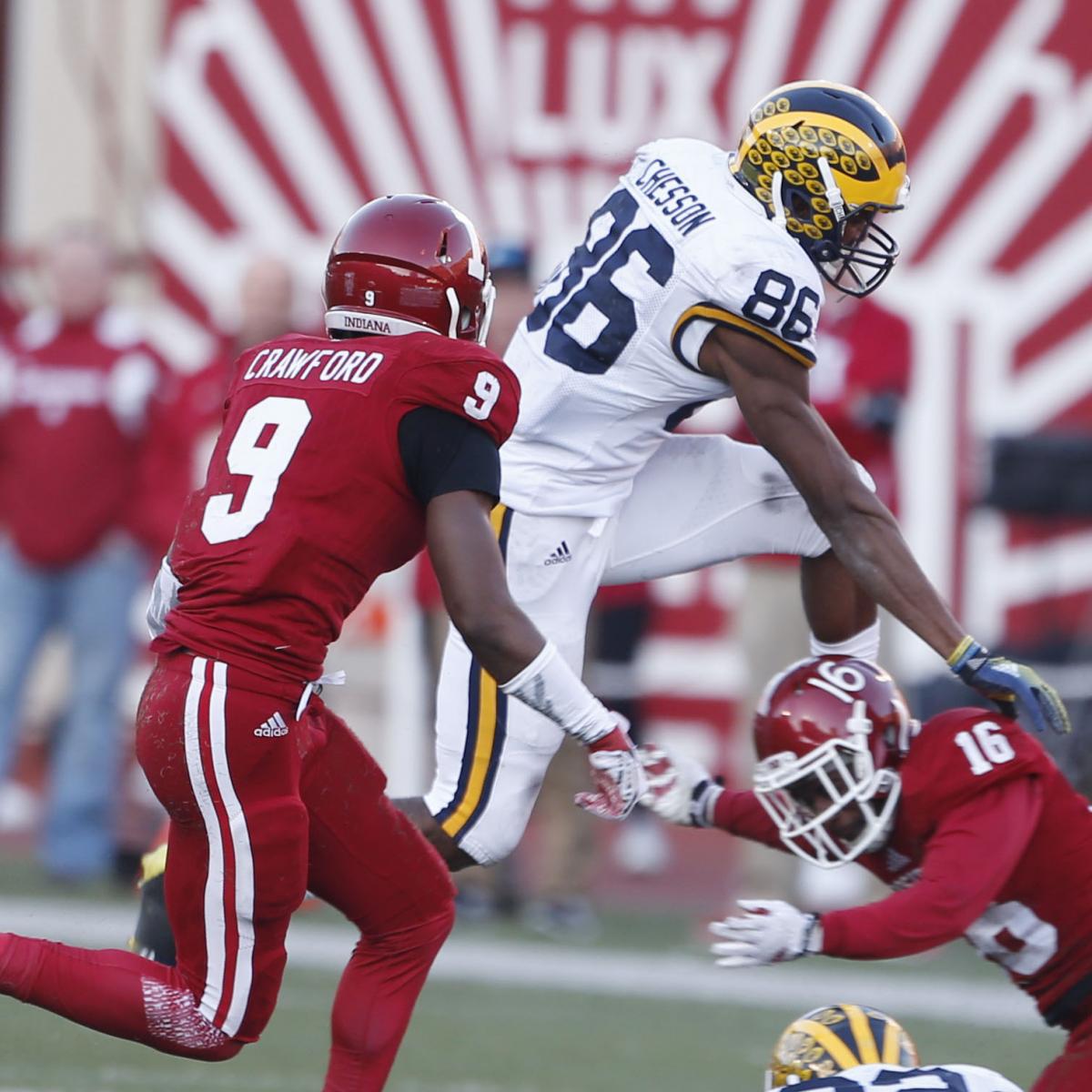 Jehu Chesson vs. Indiana: Stats, Highlights and Reaction