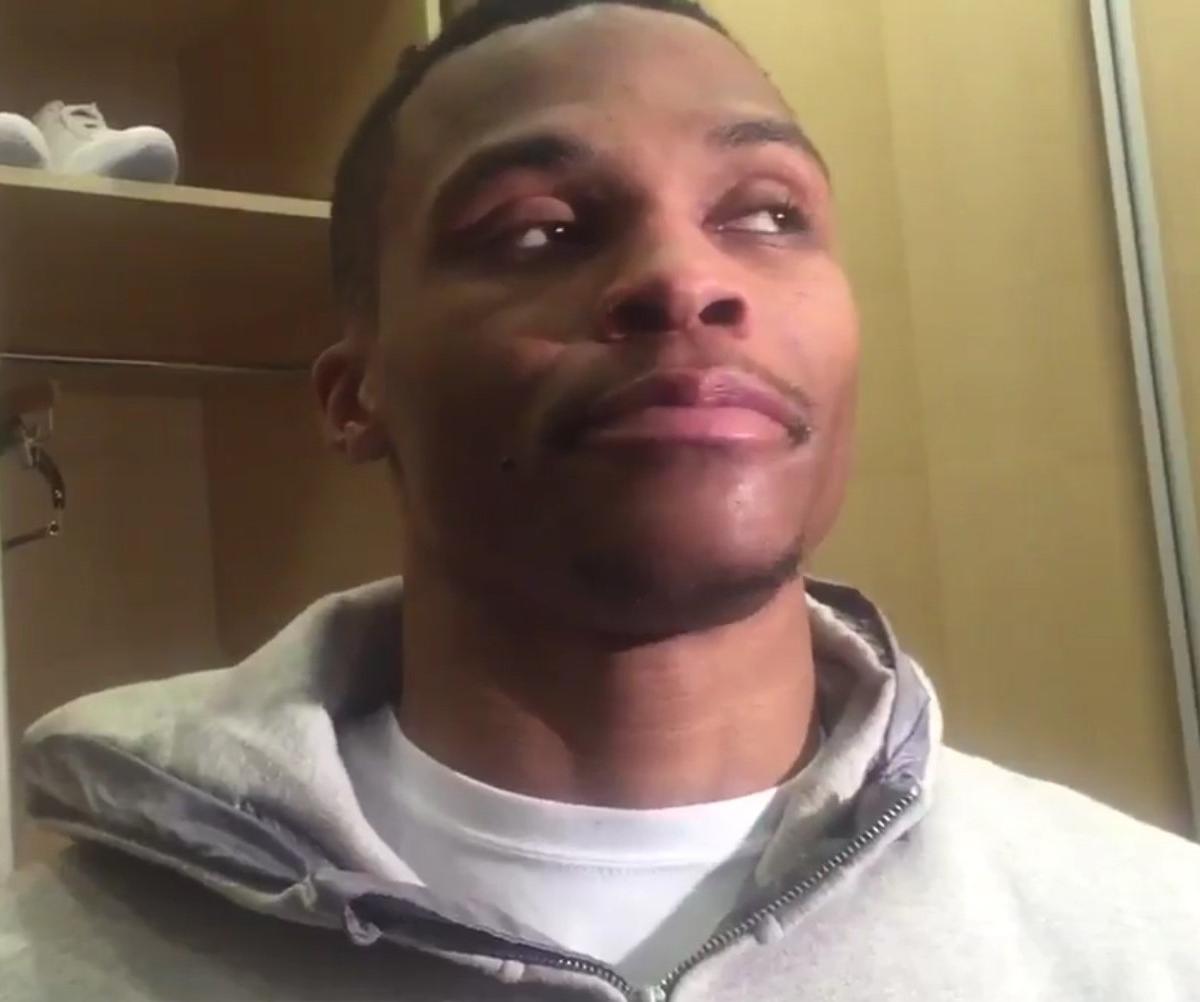Russell Westbrook Says Marcus Smart Can't Match Up with Him: 'I Do This ...