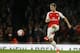 Arsenal's Nacho Monreal kicks the ball during the English Premier League soccer match between Arsenal and Liverpool at Emirates stadium in London, Monday, Aug. 24, 2015. (AP Photo/Kirsty Wigglesworth)