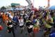 Runners at a half-marathon in Cambodia in May.