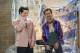 Jeff Gordon (right) and Chris Parnell during "The Terry Funck Hour" skit on "SNL" in 2003.
