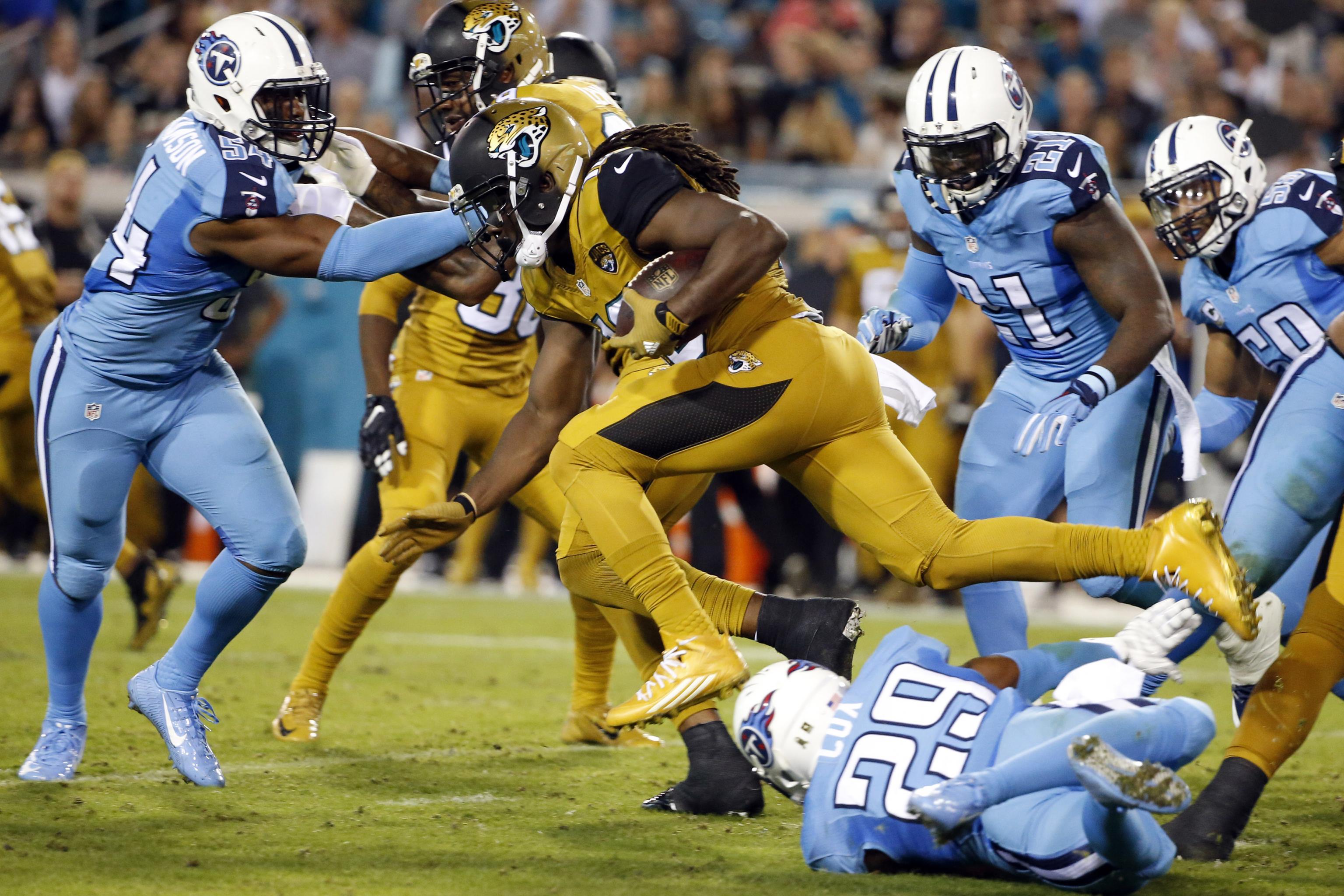 Jaguars - Titans: Breaking News - The NFL's 'Color Rush' Uniforms