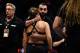 MELBOURNE, AUSTRALIA - NOVEMBER 15: (R-L) Edmond Tarverdyan embraces Ronda Rousey after Rousey was defeated by Holly Holm (not pictured) during the UFC 193 event at Etihad Stadium on November 15, 2015 in Melbourne, Australia. (Photo by Jeff Bottari/Zuffa LLC/Zuffa LLC via Getty Images)