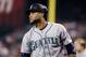 Seattle Mariners' Robinson Cano bats against the Los Angeles Angels during a baseball game in Anaheim, Calif., Friday, Sept. 25, 2015. (AP Photo/Chris Carlson)