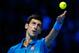 LONDON, ENGLAND - NOVEMBER 22: Novak Djokovic of Serbia serves during the men's singles final against Roger Federer of Switzerland on day eight of the Barclays ATP World Tour Finals at the O2 Arena on November 22, 2015 in London, England. (Photo by Julian Finney/Getty Images)