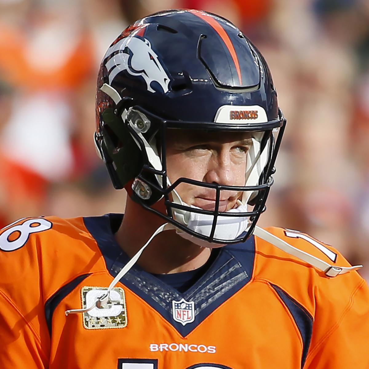 Peyton Manning Injury Update Broncos Announce QB Out at Least 2 Weeks