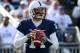 Penn State quarterback Christian Hackenberg (14) plays during an NCAA college football game against Michigan in State College, Pa., Saturday, Nov. 21, 2015. (AP Photo/Gene J. Puskar)