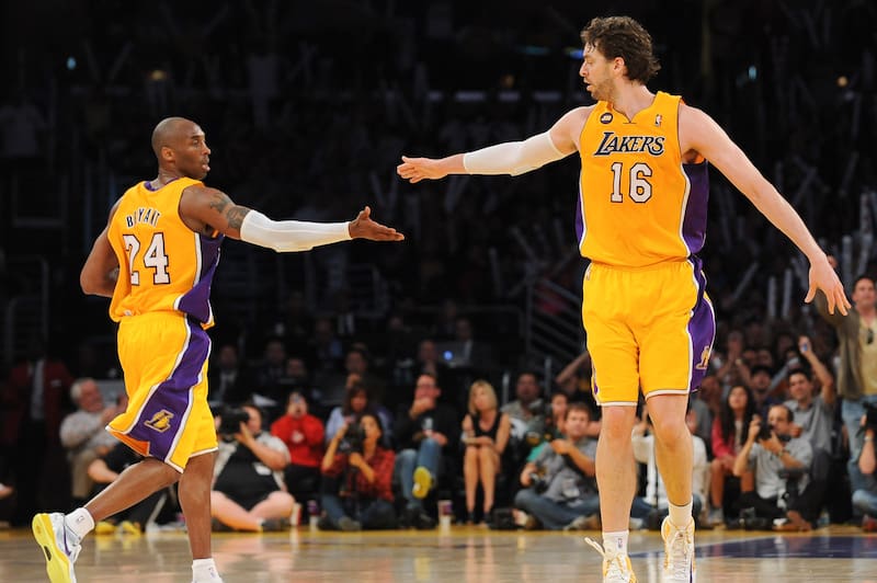 Pau Gasol Recognizes Kobe Bryant As One Of The Best Ever Ahead
