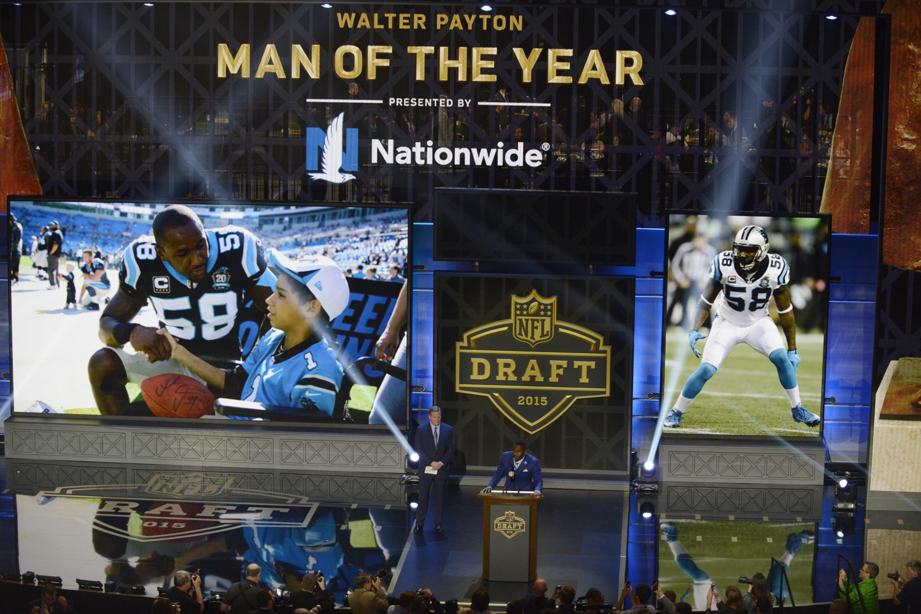 NFL reveals nominees for Walter Payton Man of the Year Award