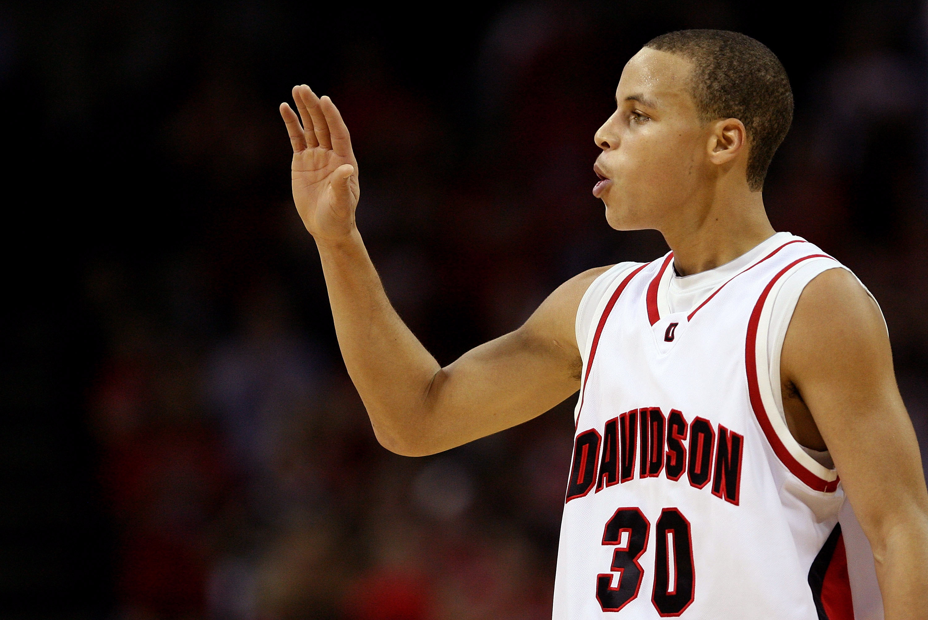 Davidson College retiring NBA champ Stephen Curry's No. 30 jersey