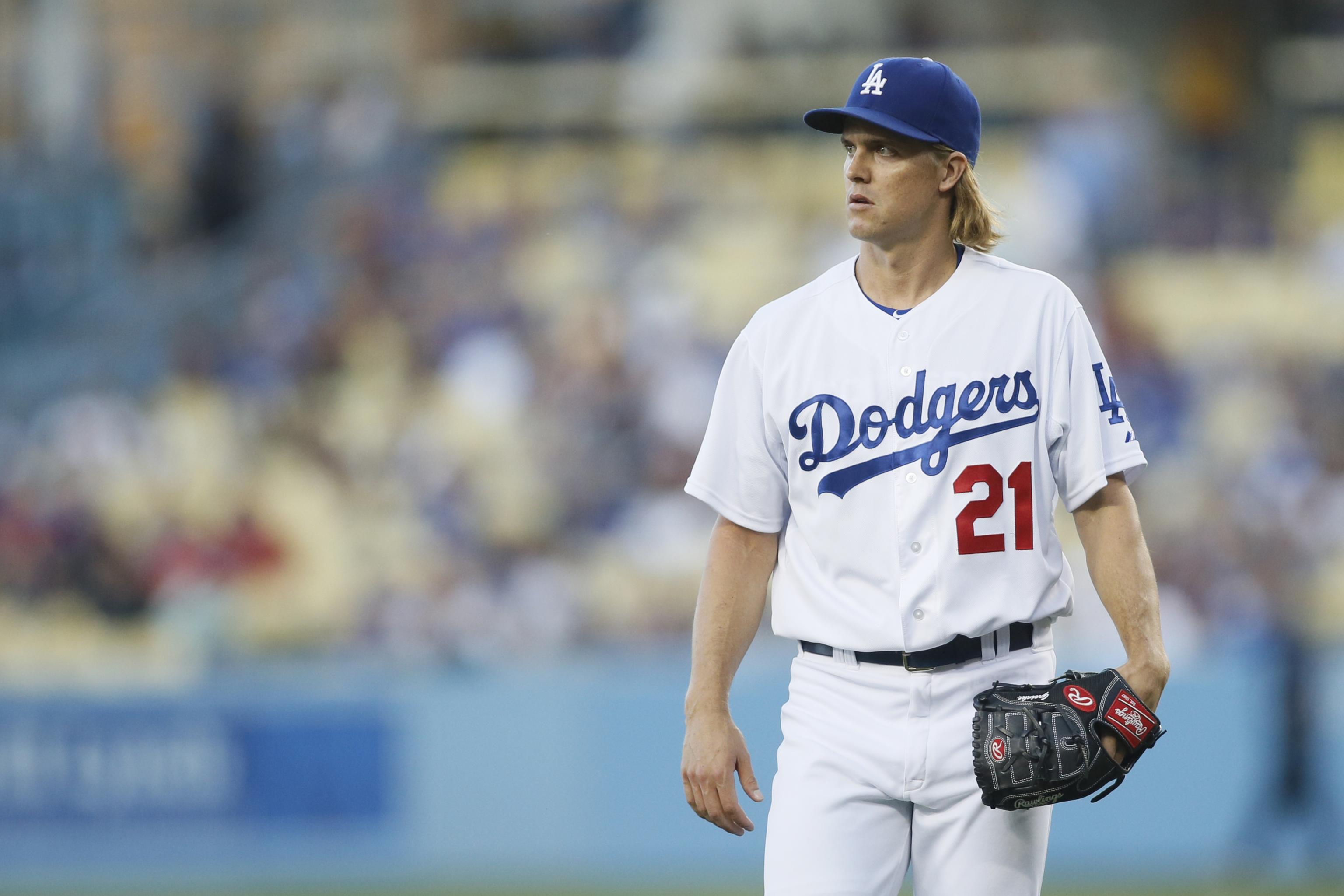 Zack Greinke is deciding between the Dodgers and Giants 