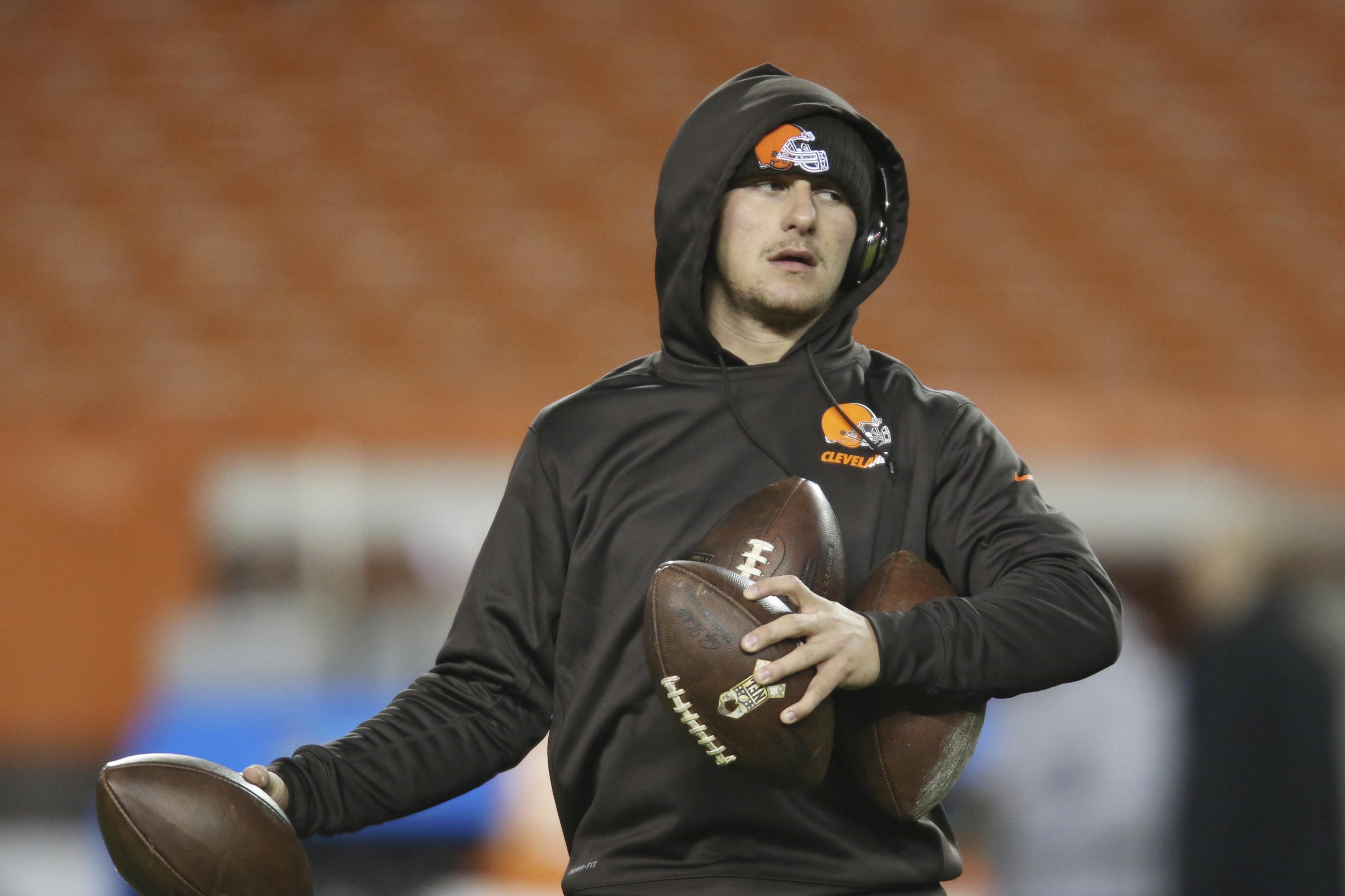 Browns' QB Johnny Manziel cited for expired license plates