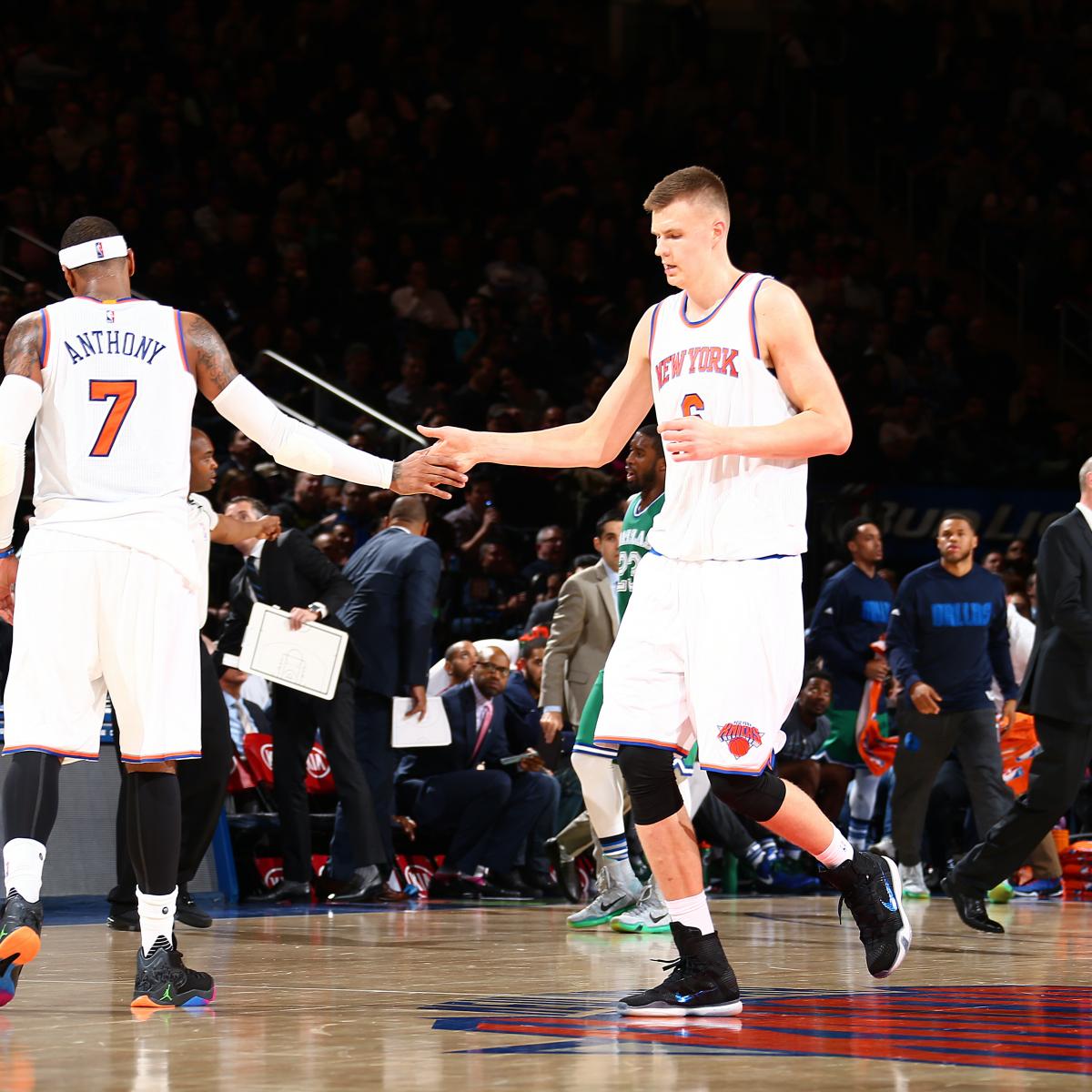 Kristaps PorzingisCarmelo Anthony Duo Showing Signs It Can Thrive Long