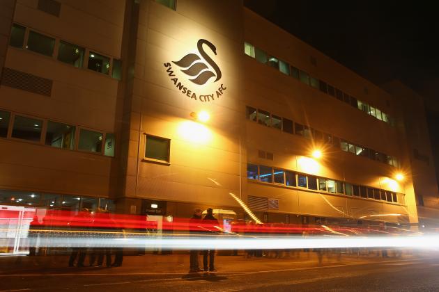 SWANSEA, WALES - DECEMBER 09:  Stadium exterior shot as supporters arrive during the Barclays Premier League match between Swansea City and Hull City at the Liberty Stadium on December 9, 2013 in Swansea, Wales.  (Photo by Michael Steele/Getty Images)