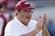 Jim Chaney with Arkansas in 2013