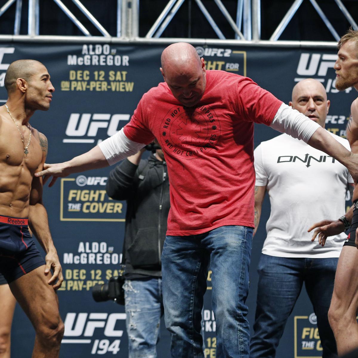 UFC 194 Aldo vs. McGregor: Live Results, Play-by-Play and Fight Card ...