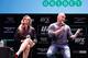 SYDNEY, AUSTRALIA - SEPTEMBER 17: Ronda Rousey, Dana White and Holly Holm speak during a UFC 193 Sydney Fan Event on September 17, 2015 in Sydney, Australia. (Photo by Brendon Thorne/Zuffa LLC/Zuffa LLC via Getty Images)