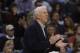 San Antonio Spurs head coach Greg Popovich in an NBA basketball game in Oklahoma City, Sunday, Nov. 14, 2010. (AP Photo/Sue Ogrocki)