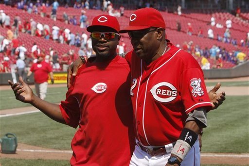 Former Washington Nationals Dusty Baker & Bryce Harper reunited in