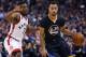 TORONTO, ON - DECEMBER 05: Stephen Curry #30 of the Golden State Warriors dribbles around Kyle Lowry #7 of the Toronto Raptors during an NBA game at the Air Canada Centre on December 05, 2015 in Toronto, Ontario, Canada. NOTE TO USER: User expressly acknowledges and agrees that, by downloading and or using this photograph, User is consenting to the terms and conditions of the Getty Images License Agreement. (Photo by Vaughn Ridley/Getty Images)