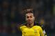 Dortmund's Pierre-Emerick Aubameyang smiles during the German soccer cup (DFB Pokal) match between FC Augsburg and Borussia Dortmund at the WWK Arena stadium in Augsburg, Germany, Wednesday, Dec. 16, 2015. (AP Photo/Matthias Schrader)