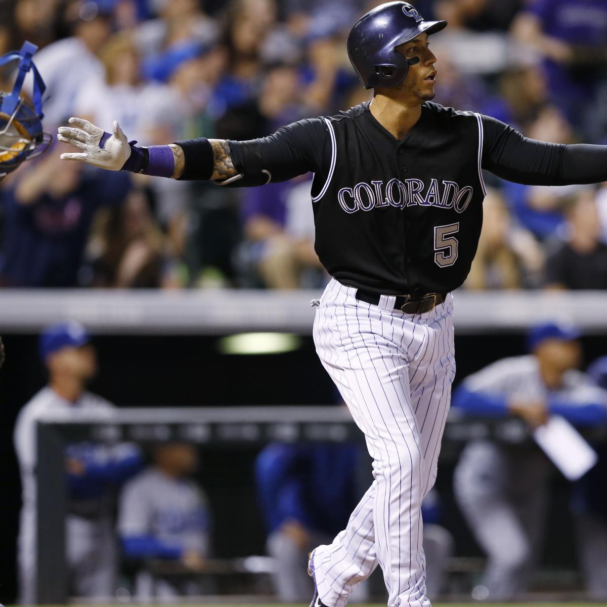 Rockies Give Carlos Gonzalez 7-Year, $80 Million Extension - The New York  Times