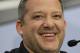 Tony Stewart smiles as he answers a question during a news conference to announce his retirement from driving NASCAR Sprint Cup series racing after the 2016 season at Stewart-Haas Racing's headquarters in Kannapolis, N.C., Wednesday, Sept. 30, 2015. (AP Photo/Chuck Burton)