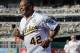 OAKLAND, CA - JULY 19: Dave Henderson #42 of the 1989 Oakland A's joins his teammates as they celebrate their World Series championship 25 years ago against the San Francisco Giants before a game at O.co Coliseum on July 19, 2014 in Oakland, California. (Photo by Brian Bahr/Getty Images)