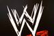 NEW YORK - MARCH 18: The World Wrestling Entertainment logo hangs on a wall at a media conference announcing the all-star lineup of WWE WrestleMania XIX at ESPN Zone in Times Square March 18, 2003 in New York City. (Photo by Mark Mainz/Getty Images)