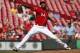 Cincinnati Reds relief pitcher Aroldis Chapman throws in the ninth inning of a baseball game against the Milwaukee Brewers, Sunday, Sept. 6, 2015, in Cincinnati. (AP Photo/John Minchillo)