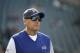 Buffalo Bills head coach Rex Ryan walks the field before an NFL football game against the Philadelphia Eagles, Sunday, Dec. 13, 2015, in Philadelphia. (AP Photo/Matt Rourke)