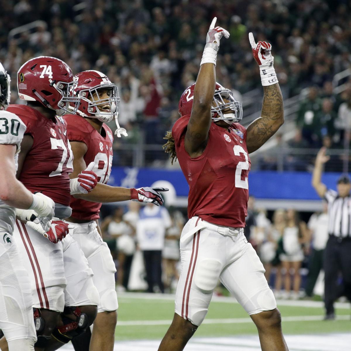Derrick Henry Sets SEC Record for Most Rushing Touchdowns in Single